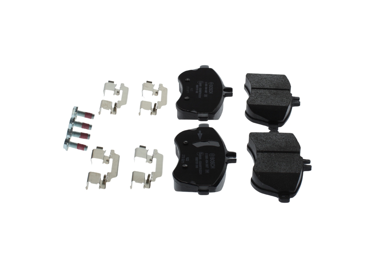 Brake Pad Set, disc brake - 0 986 494 667 BOSCH