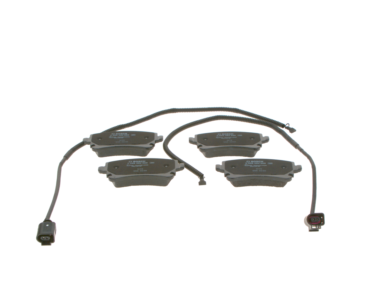 Brake Pad Set, disc brake - 0 986 494 669 BOSCH