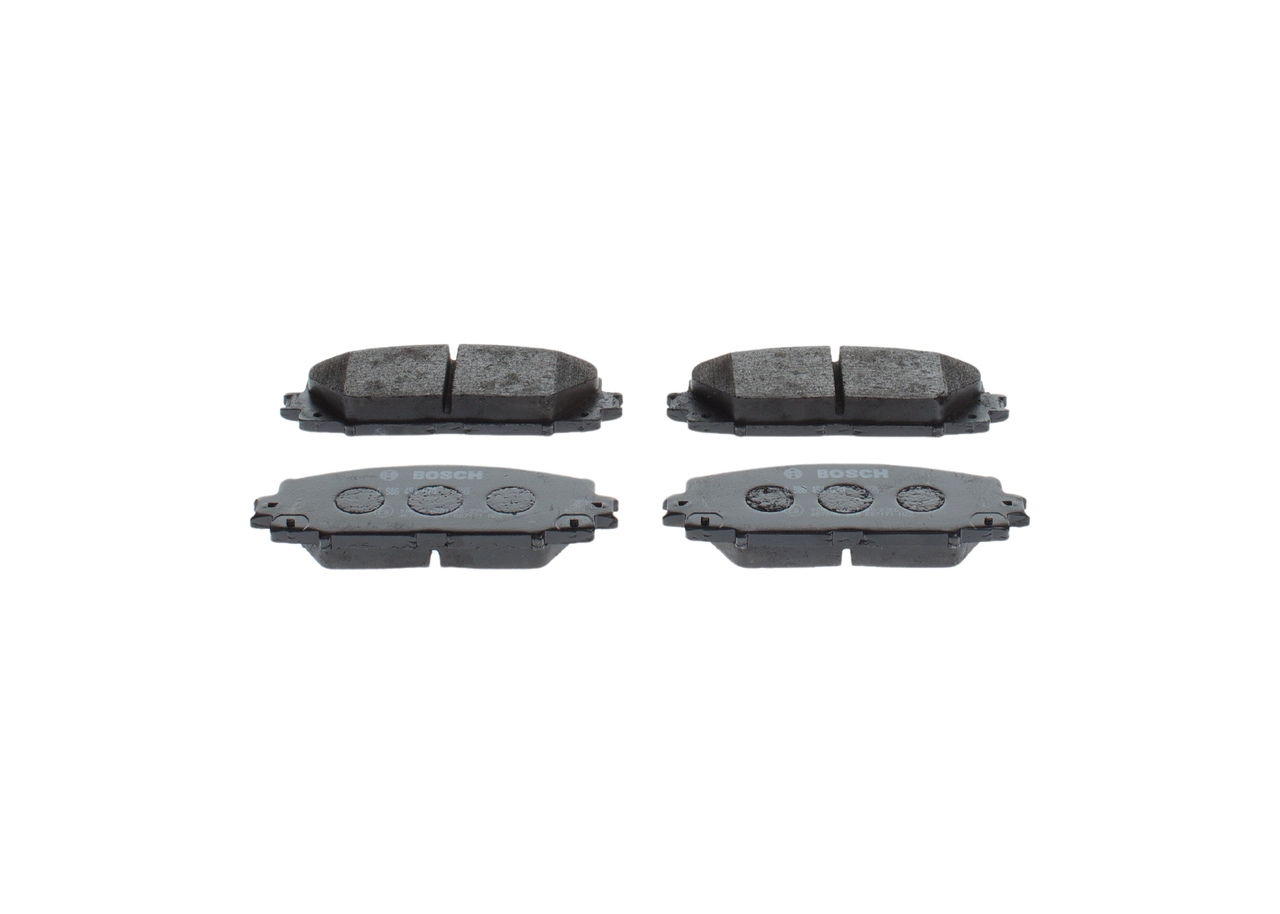 Комплект тормозных колодок, дисковый тормоз - 0 986 494 670 BOSCH