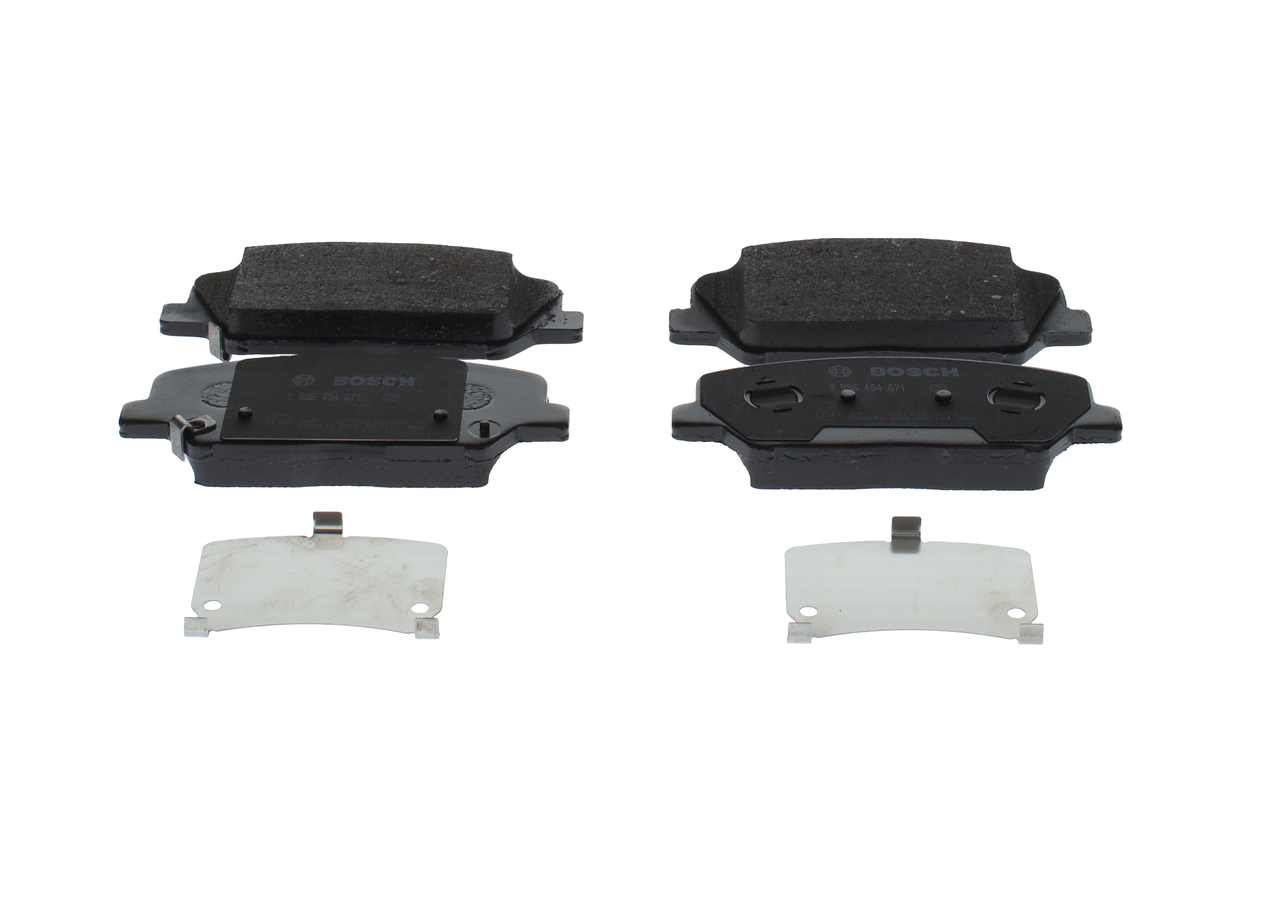 Kit pastiglie freno, Freno a disco - 0 986 494 671 BOSCH