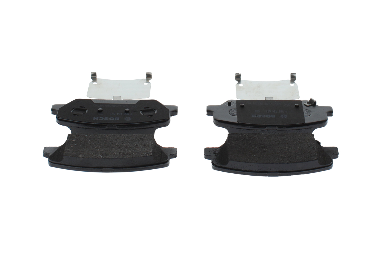Brake Pad Set, disc brake - 0 986 494 671 BOSCH