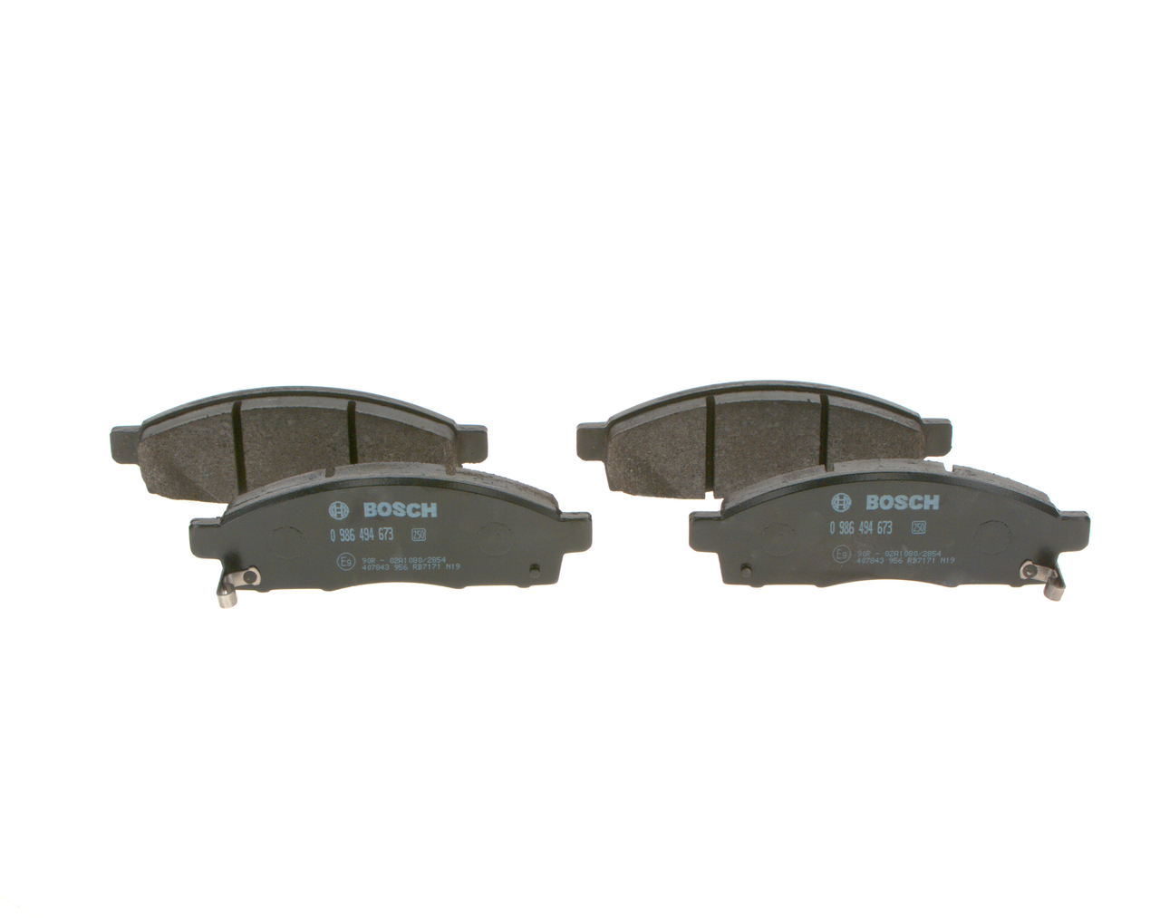 Brake Pad Set, disc brake - 0 986 494 673 BOSCH