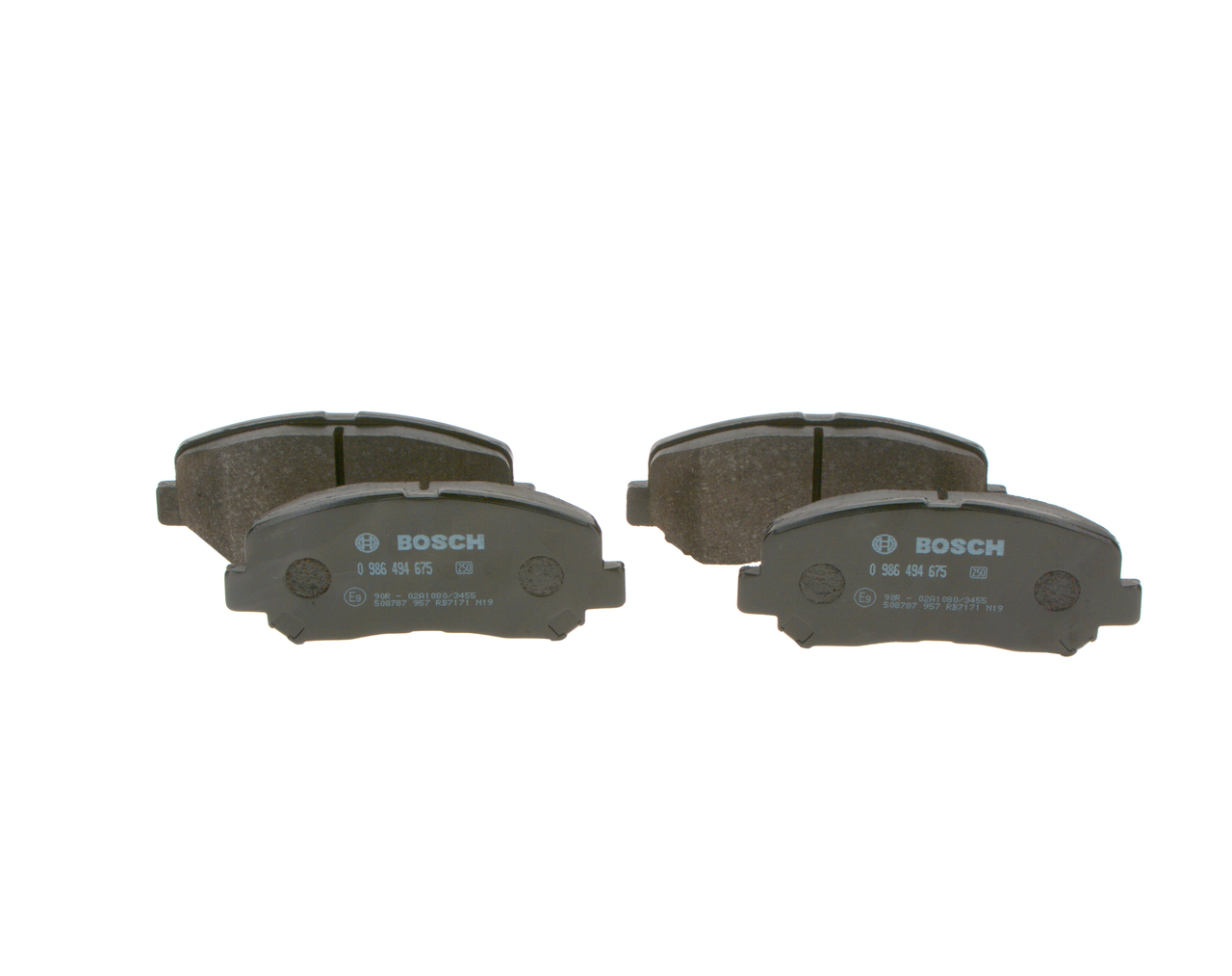 Brake Pad Set, disc brake - 0 986 494 675 BOSCH