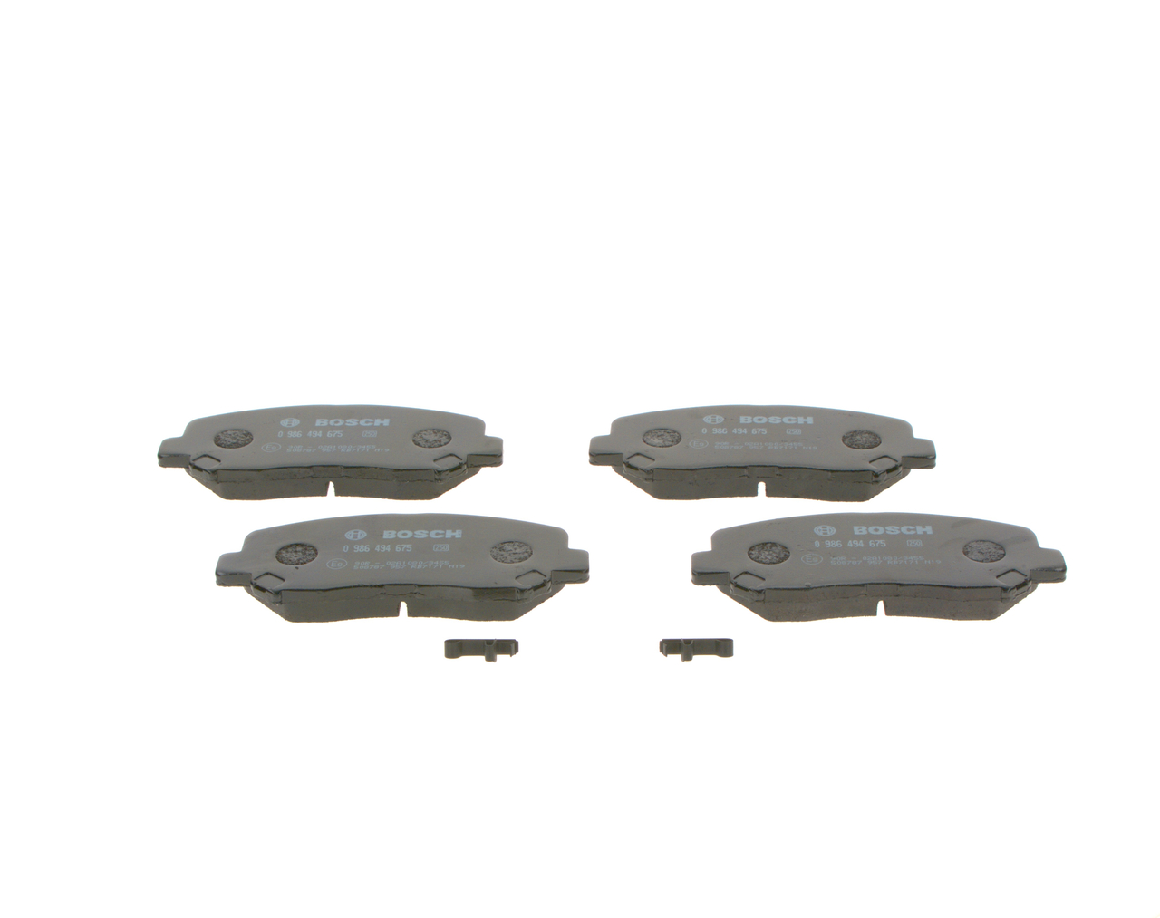 Brake Pad Set, disc brake - 0 986 494 675 BOSCH