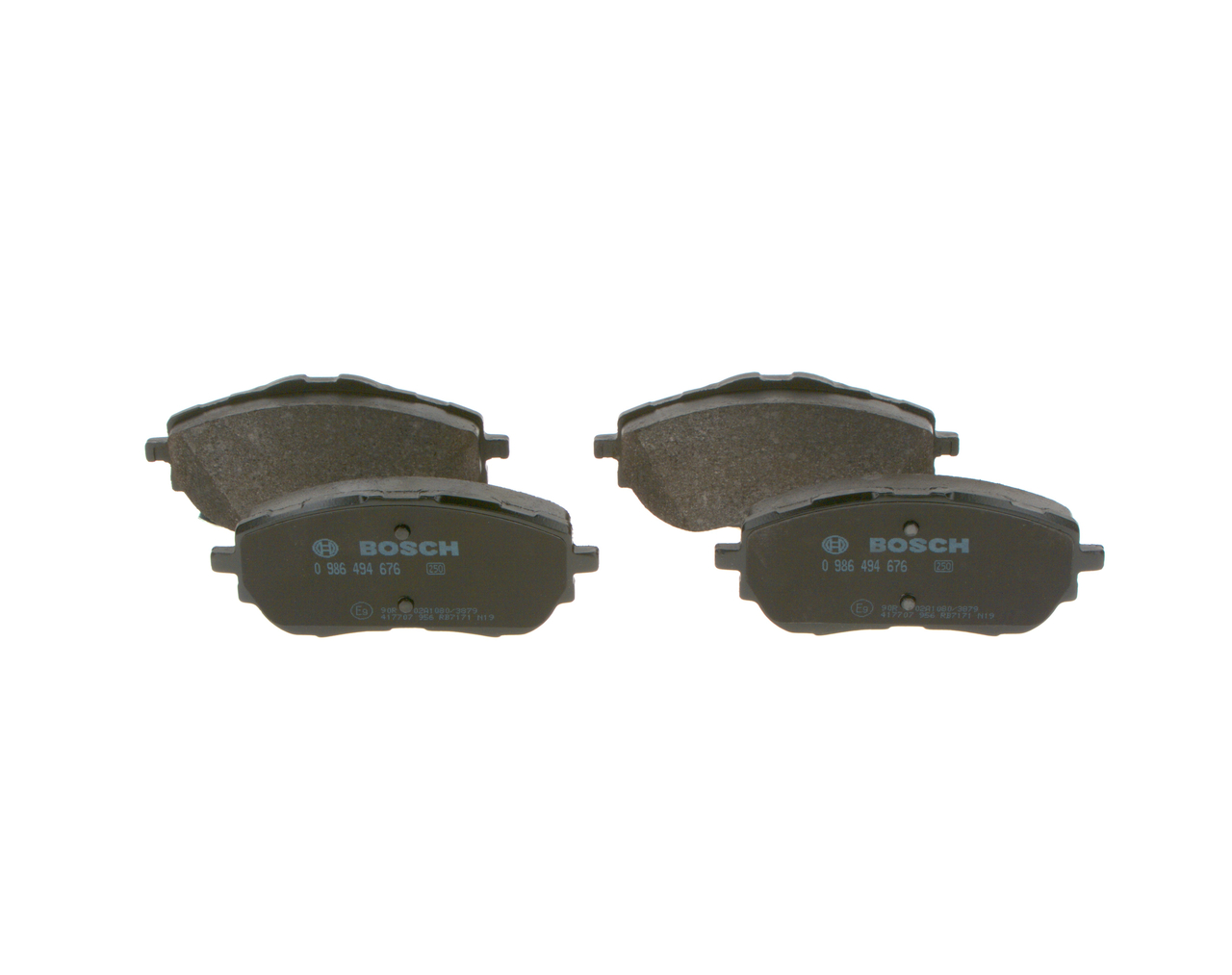 Kit pastiglie freno, Freno a disco - 0 986 494 676 BOSCH