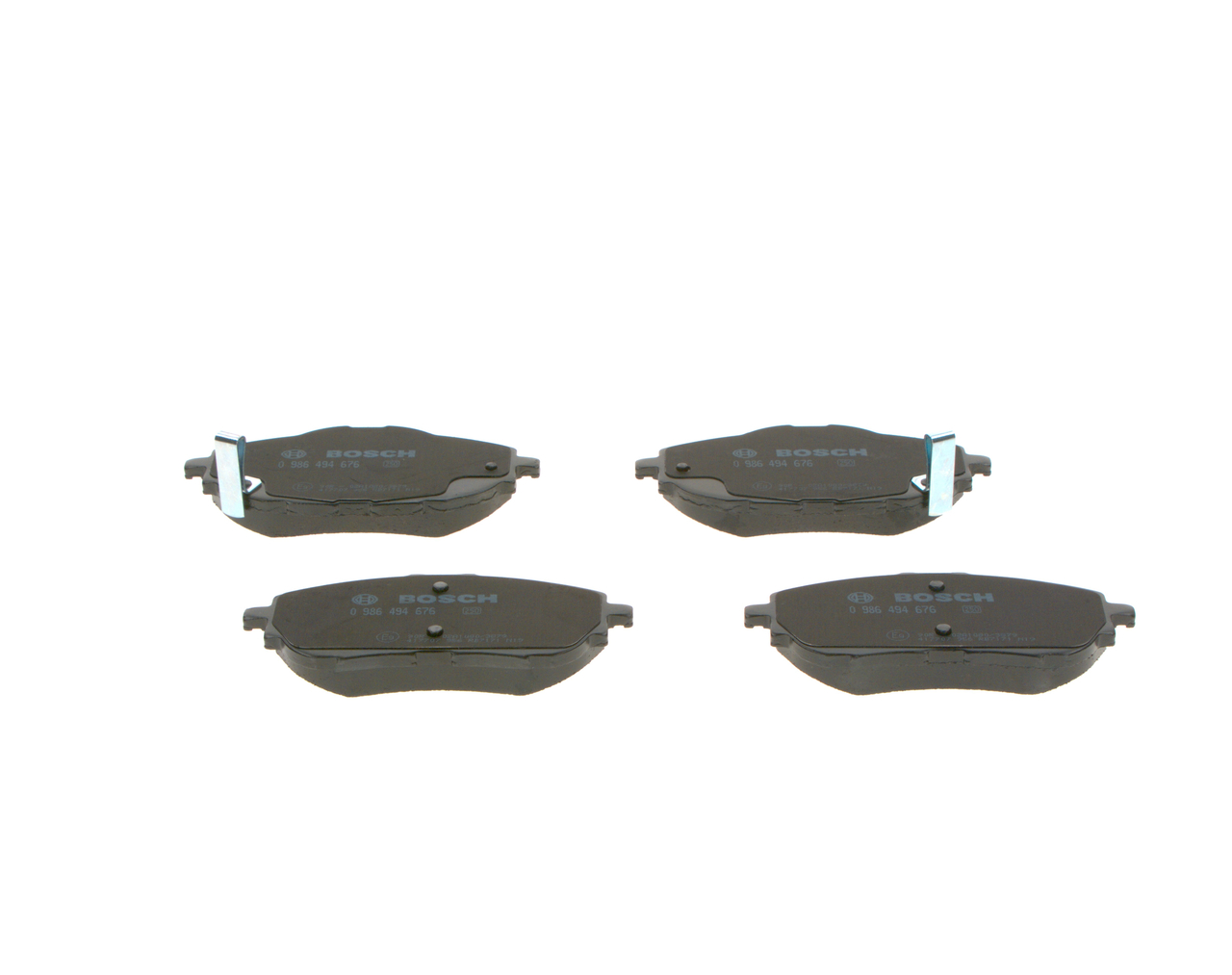 Brake Pad Set, disc brake - 0 986 494 676 BOSCH