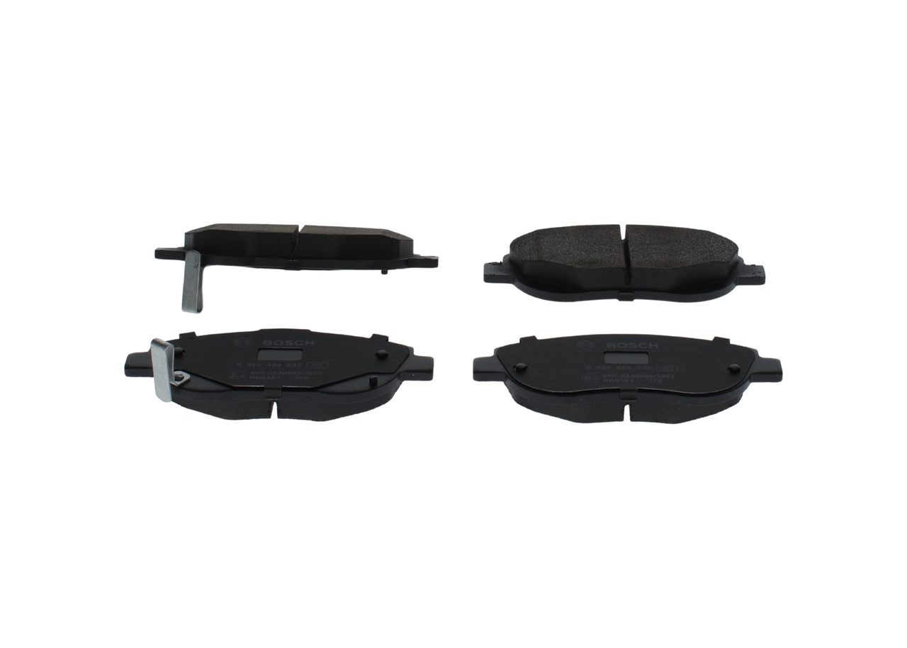 Kit pastiglie freno, Freno a disco - 0 986 494 682 BOSCH