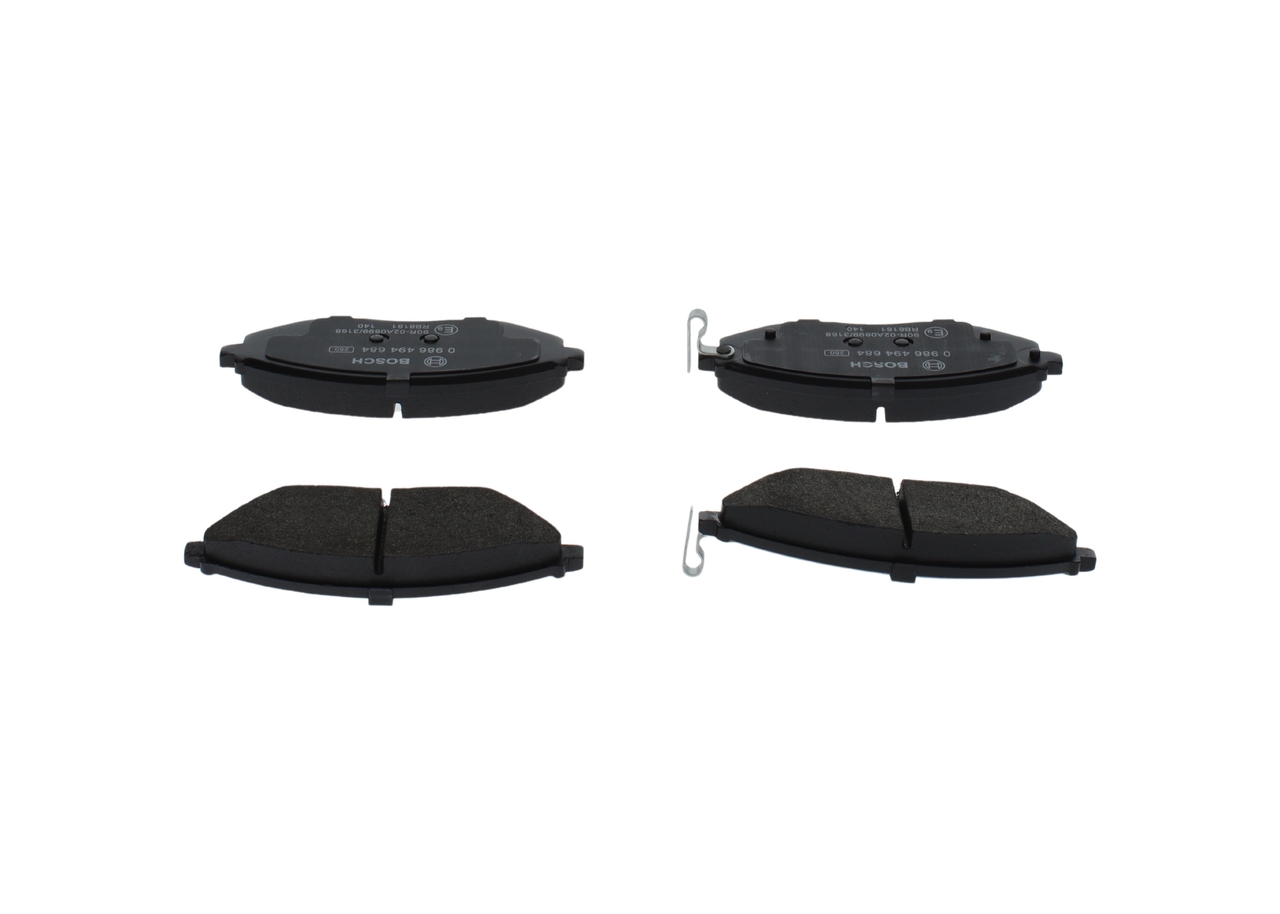 Brake Pad Set, disc brake - 0 986 494 684 BOSCH