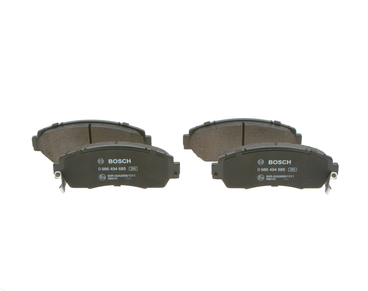 Brake Pad Set, disc brake - 0 986 494 685 BOSCH