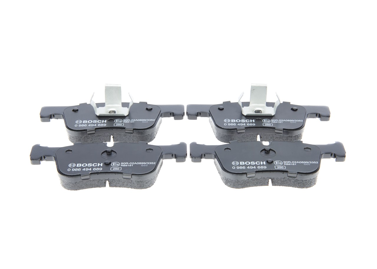 Brake Pad Set, disc brake - 0 986 494 689 BOSCH
