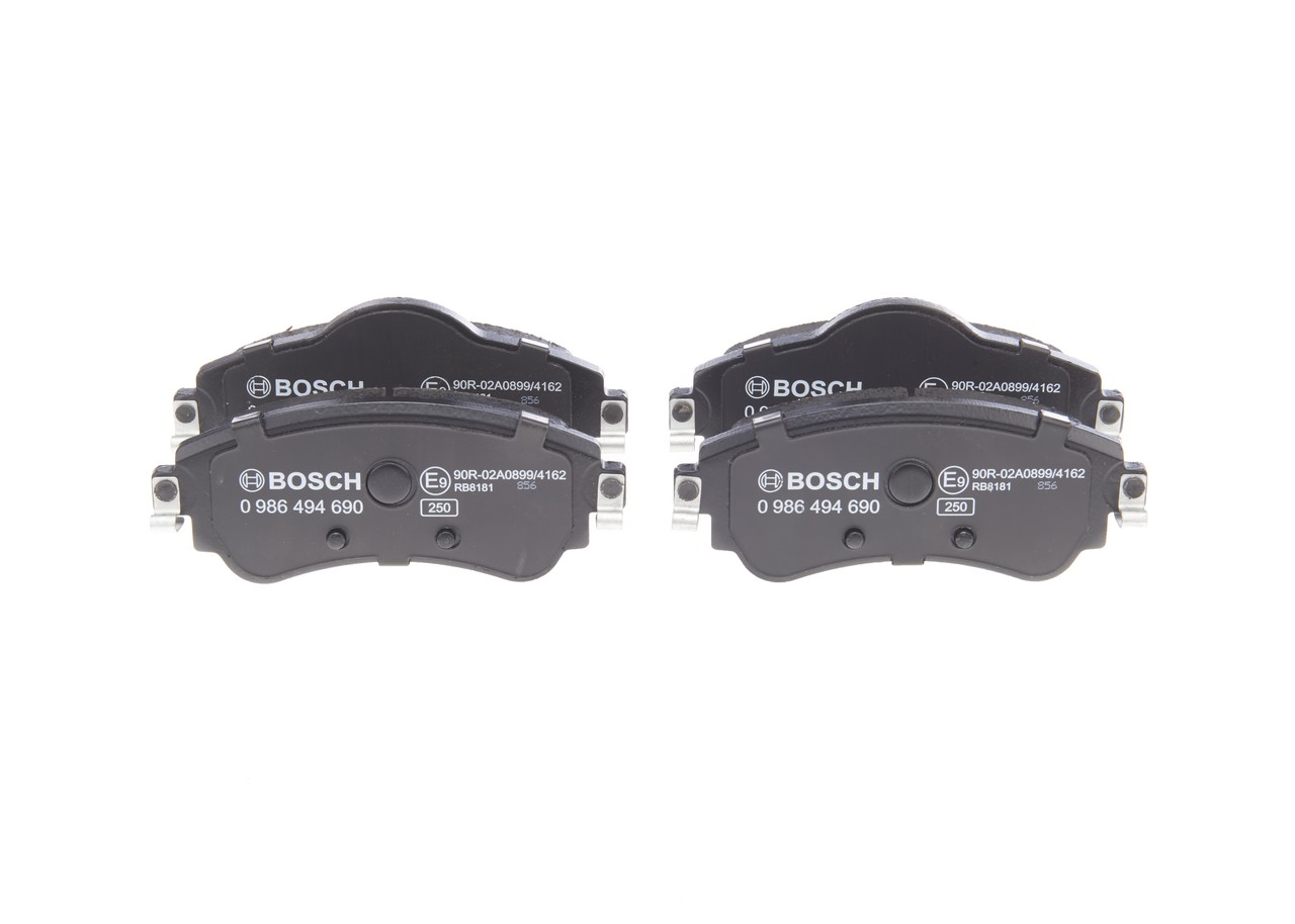 Brake Pad Set, disc brake - 0 986 494 690 BOSCH