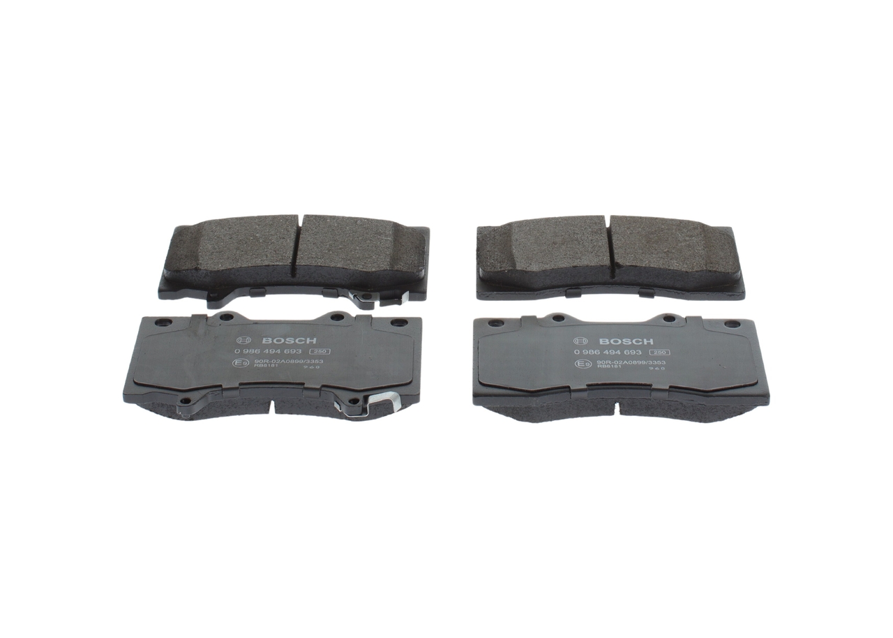 Kit pastiglie freno, Freno a disco - 0 986 494 693 BOSCH
