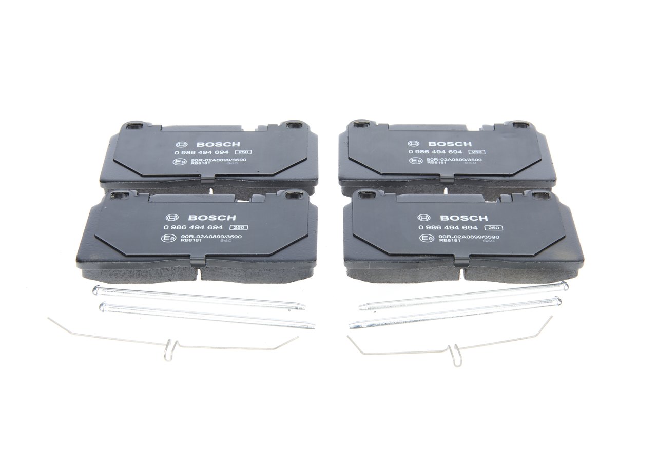 Brake Pad Set, disc brake - 0 986 494 694 BOSCH