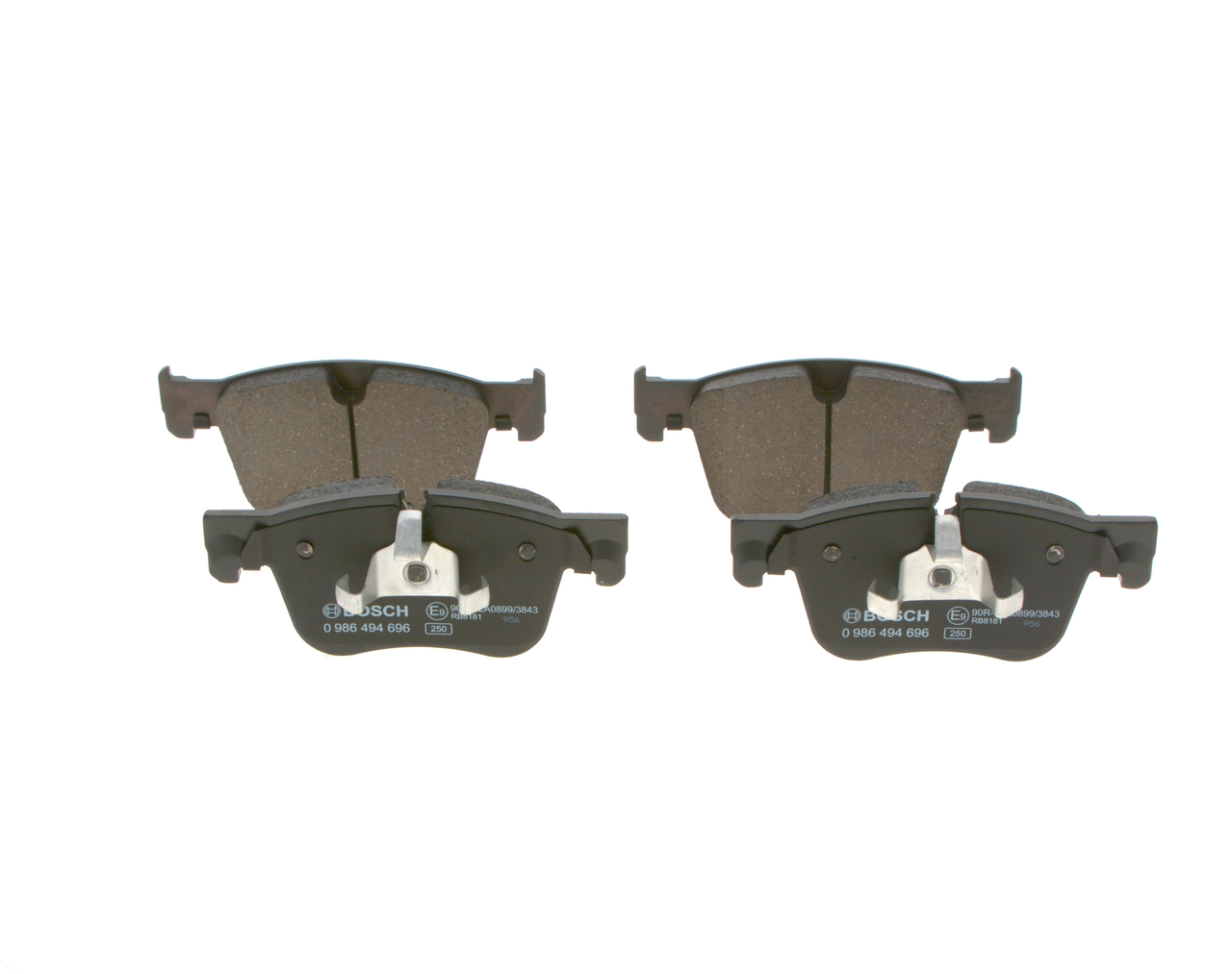 Brake Pad Set, disc brake - 0 986 494 696 BOSCH