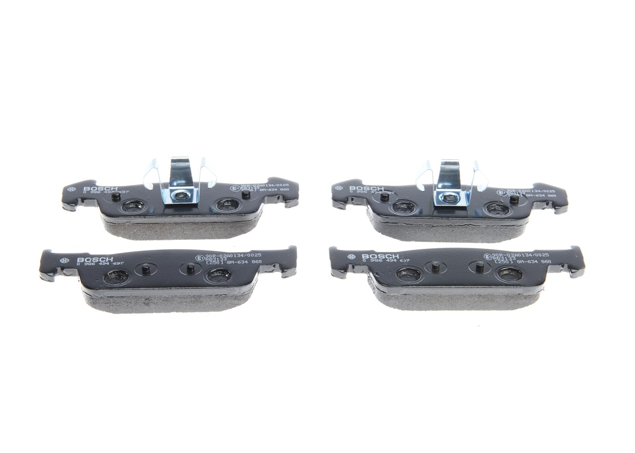 Brake Pad Set, disc brake - 0 986 494 697 BOSCH