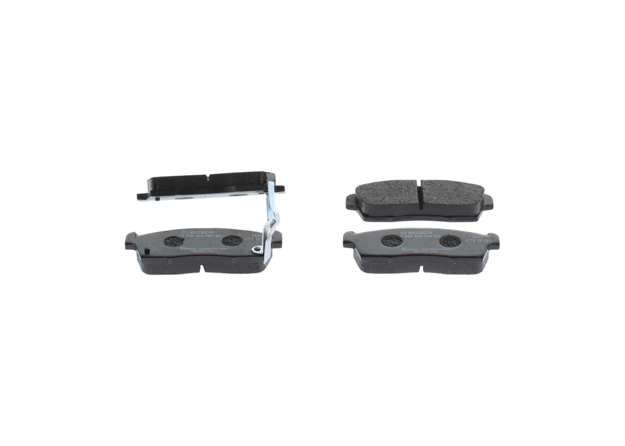 Комплект тормозных колодок, дисковый тормоз - 0 986 494 700 BOSCH