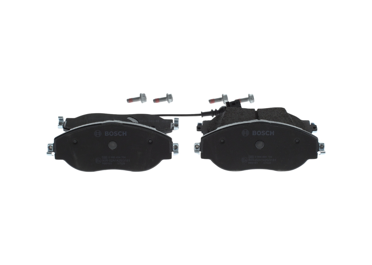 Brake Pad Set, disc brake - 0 986 494 704 BOSCH