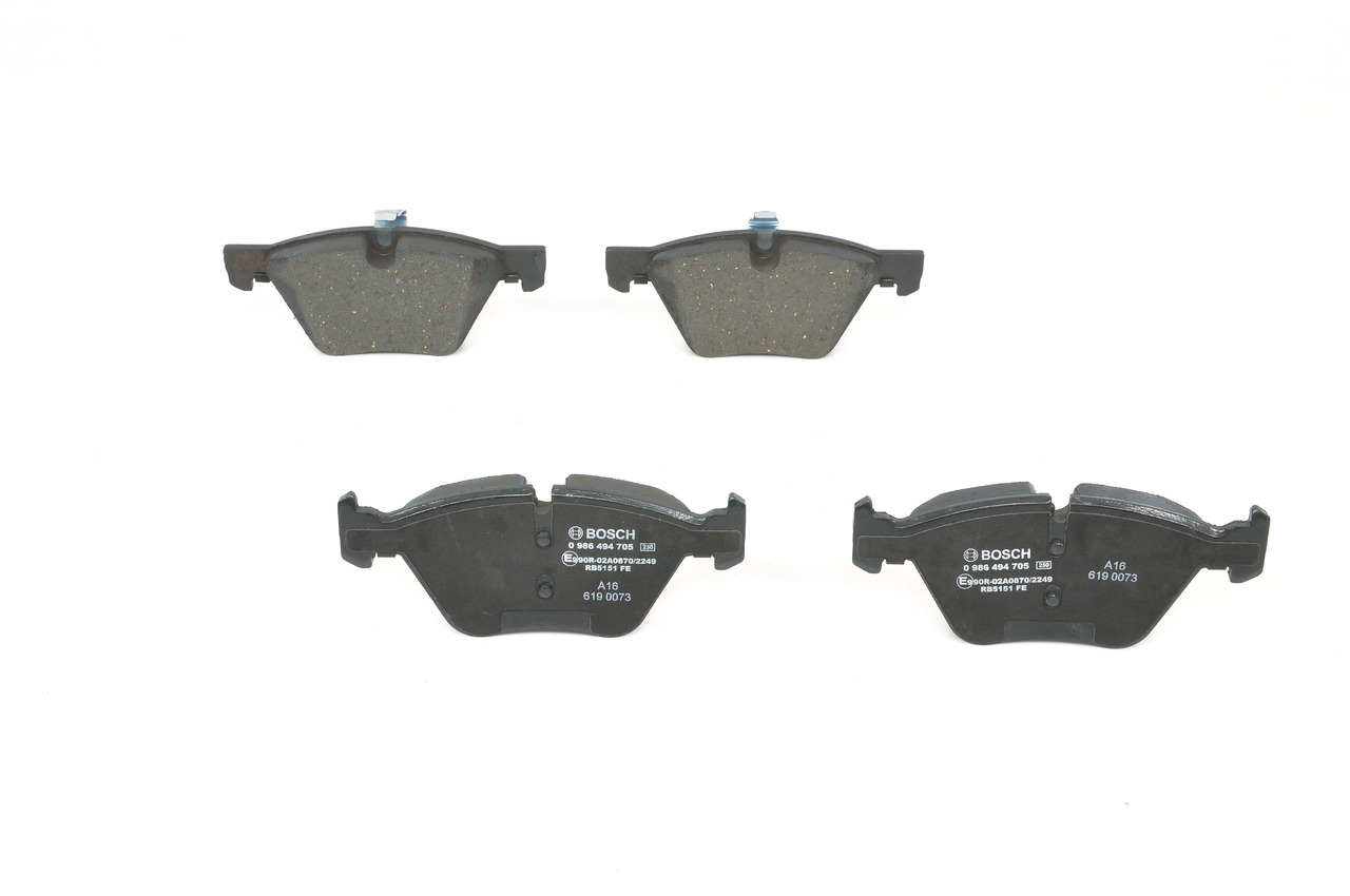 Brake Pad Set, disc brake - 0 986 494 705 BOSCH