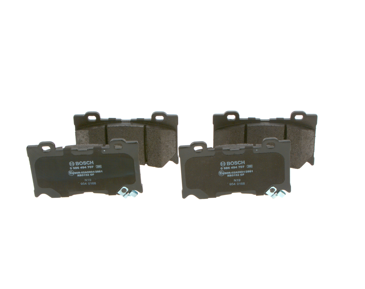Brake Pad Set, disc brake - 0 986 494 707 BOSCH