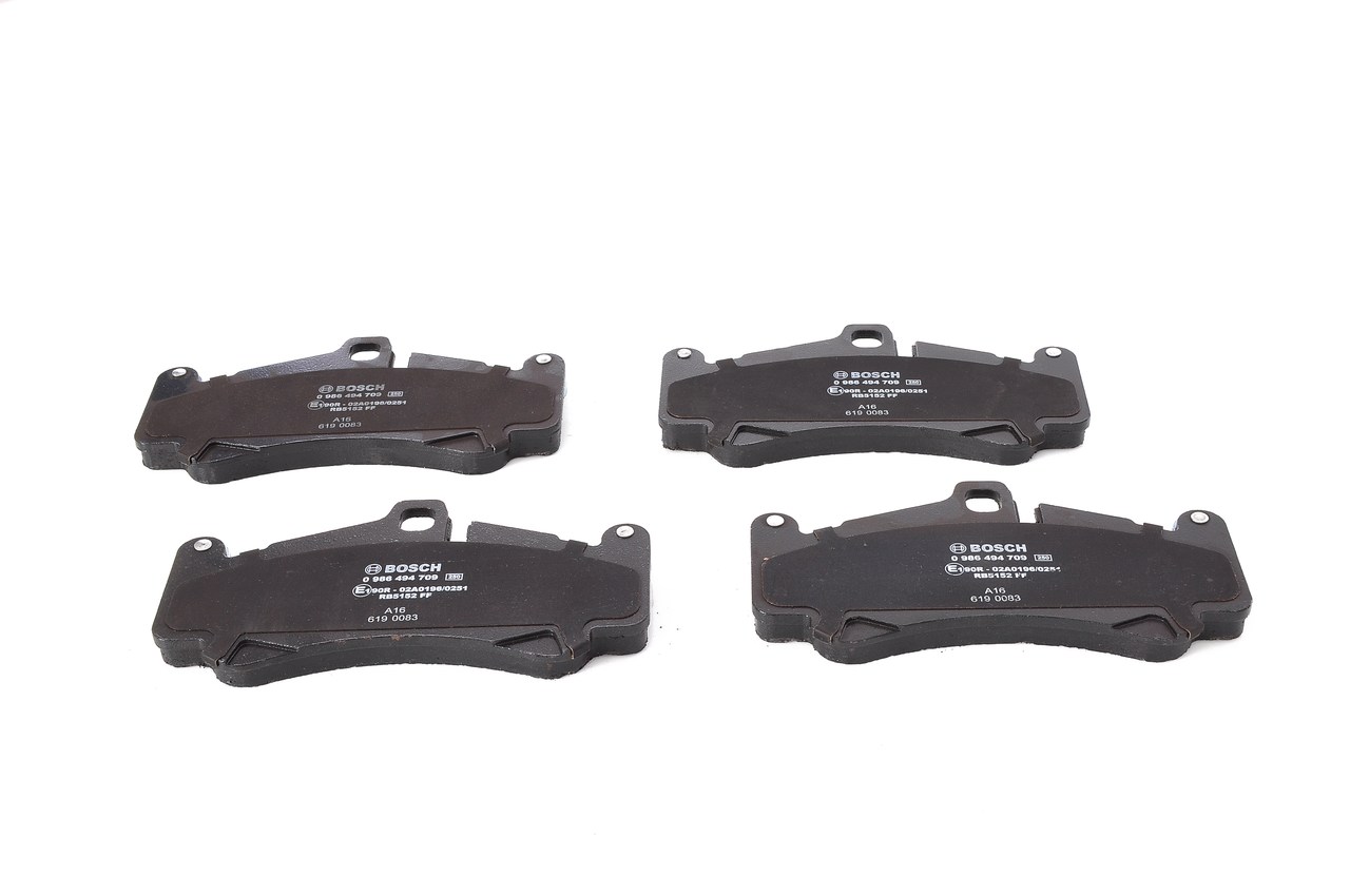 Brake Pad Set, disc brake - 0 986 494 709 BOSCH