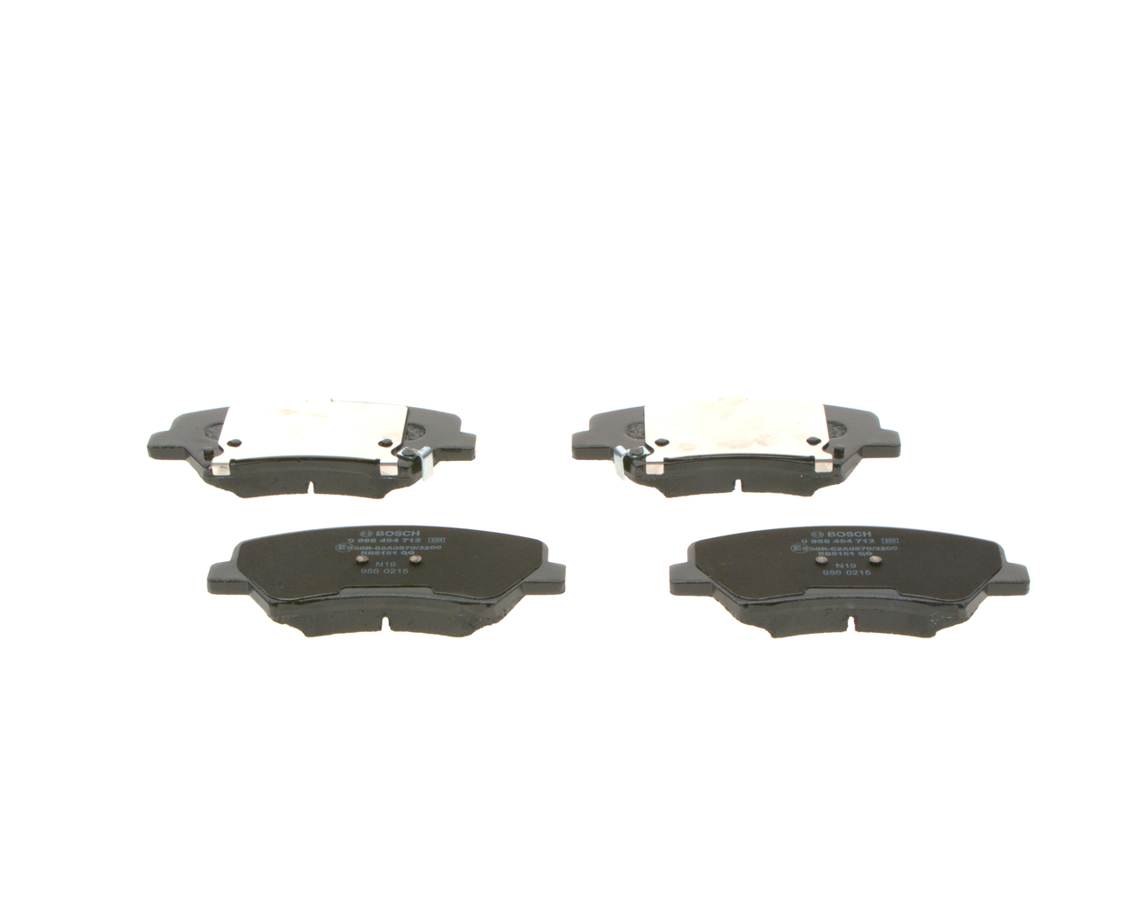 Brake Pad Set, disc brake - 0 986 494 712 BOSCH