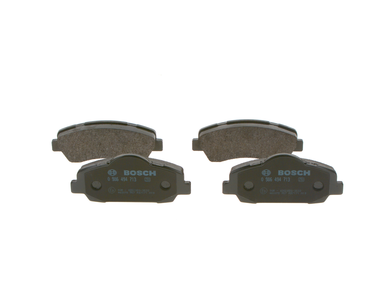 Brake Pad Set, disc brake - 0 986 494 713 BOSCH