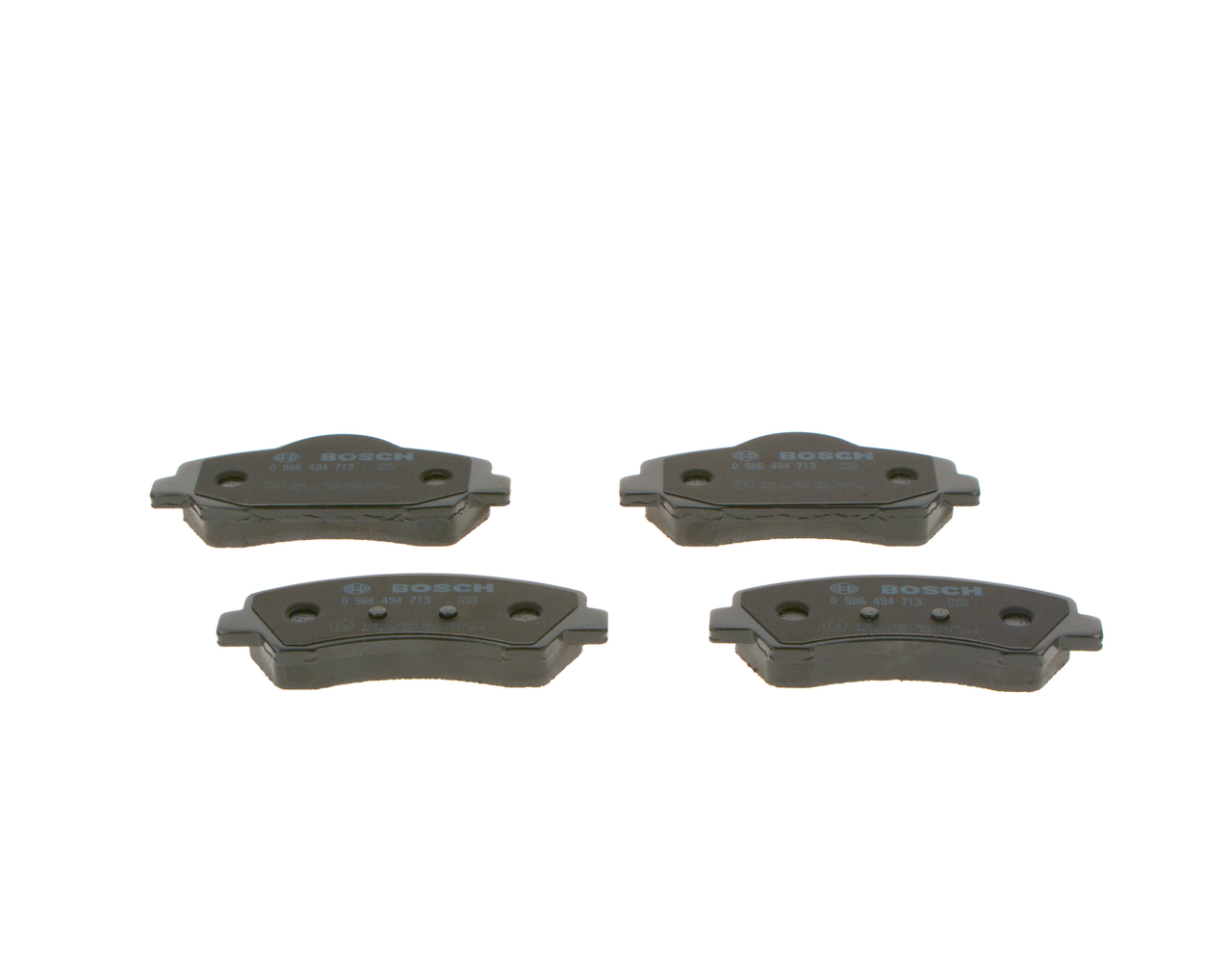 Brake Pad Set, disc brake - 0 986 494 713 BOSCH