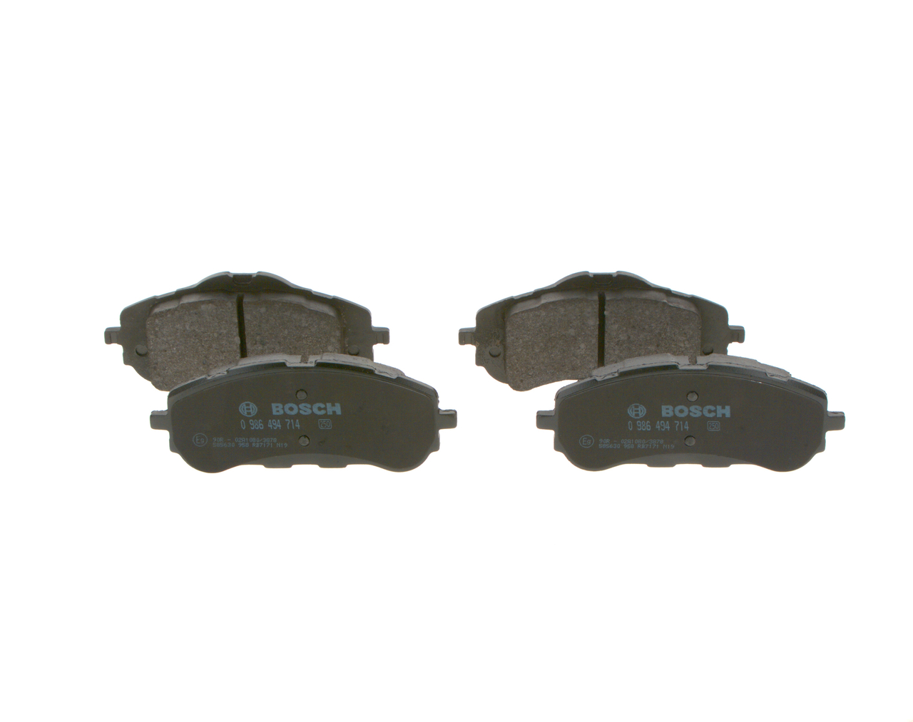 Brake Pad Set, disc brake - 0 986 494 714 BOSCH