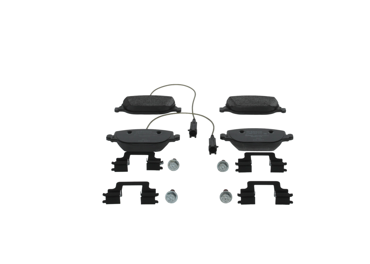 Kit pastiglie freno, Freno a disco - 0 986 494 717 BOSCH