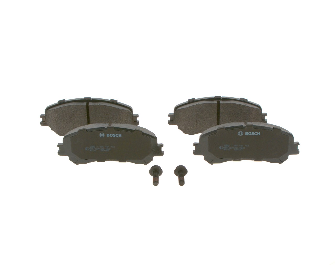 Kit pastiglie freno, Freno a disco - 0 986 494 722 BOSCH