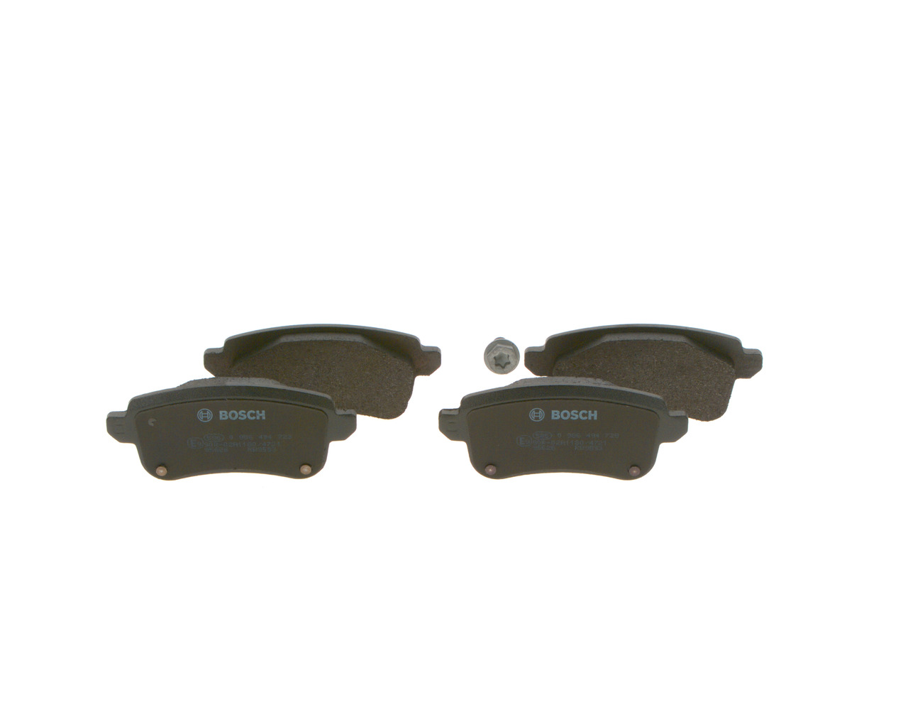 Brake Pad Set, disc brake - 0 986 494 723 BOSCH