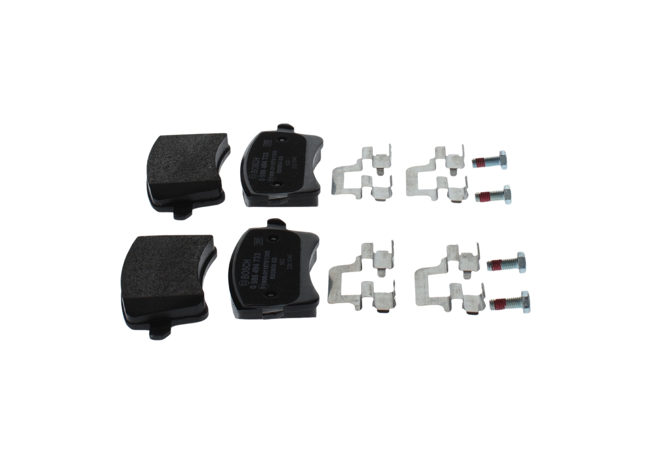 Brake Pad Set, disc brake - 0 986 494 733 BOSCH