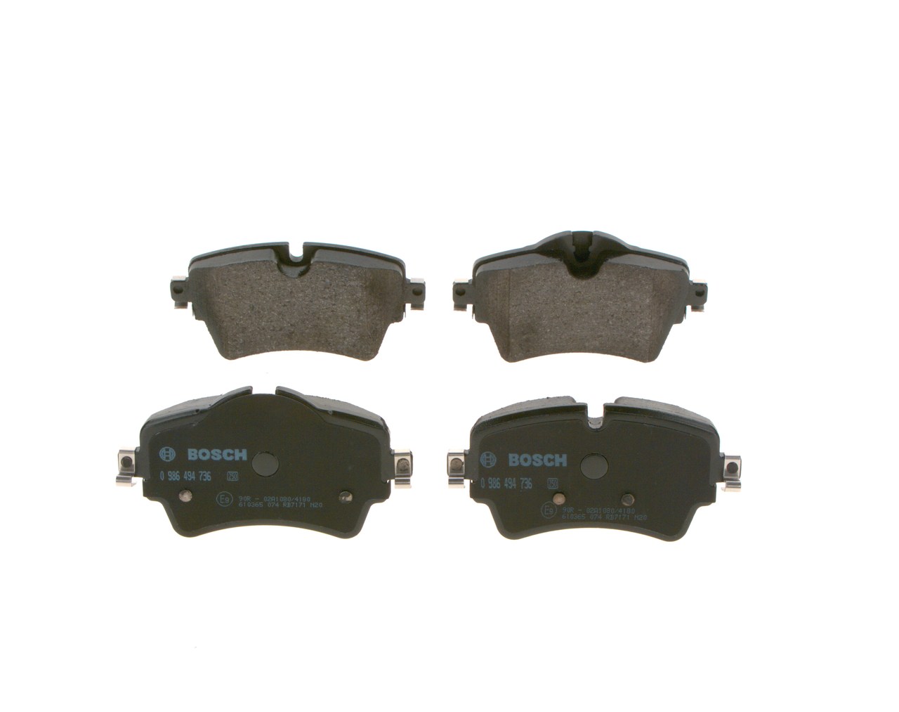 Brake Pad Set, disc brake - 0 986 494 736 BOSCH