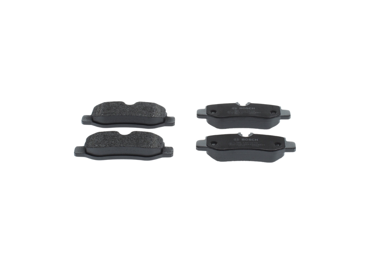 Brake Pad Set, disc brake - 0 986 494 739 BOSCH