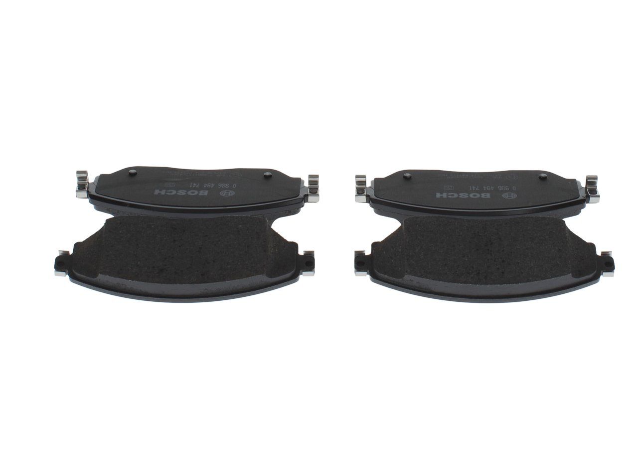 Brake Pad Set, disc brake - 0 986 494 741 BOSCH