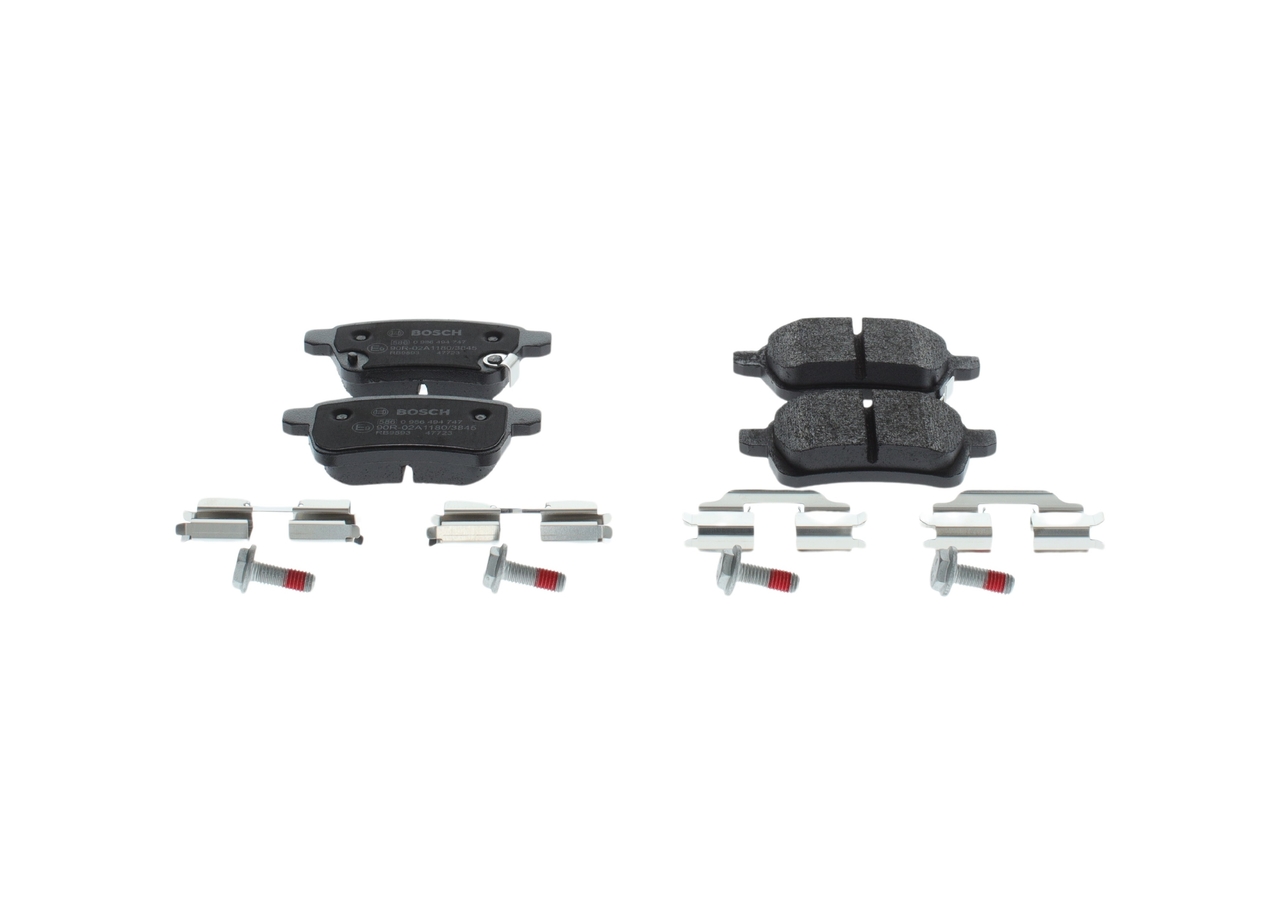 Brake Pad Set, disc brake - 0 986 494 747 BOSCH