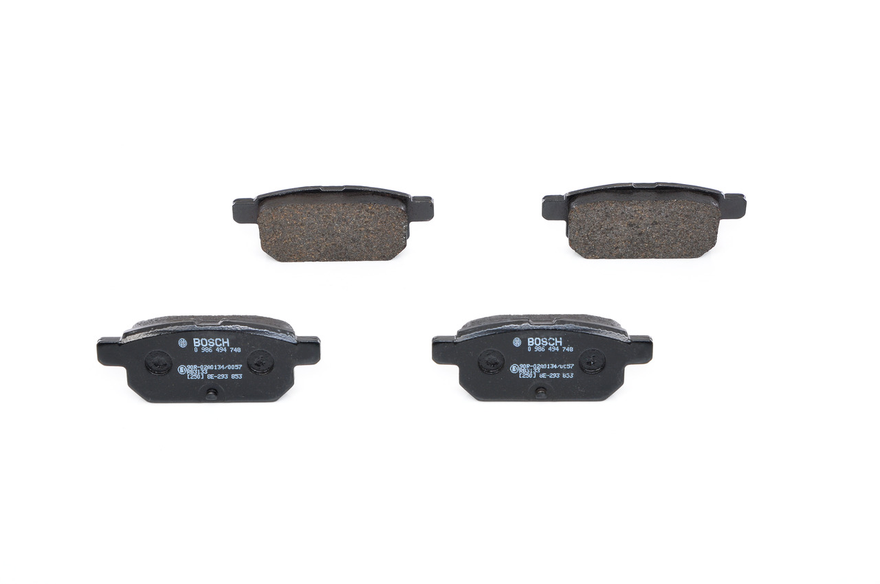 Kit pastiglie freno, Freno a disco - 0 986 494 748 BOSCH