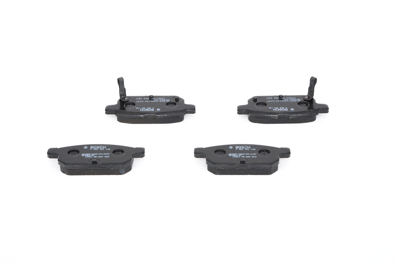 Brake Pad Set, disc brake - 0 986 494 748 BOSCH