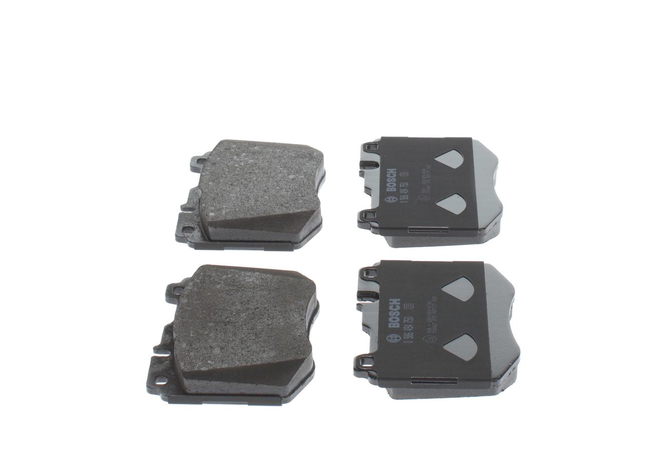 Brake Pad Set, disc brake - 0 986 494 750 BOSCH