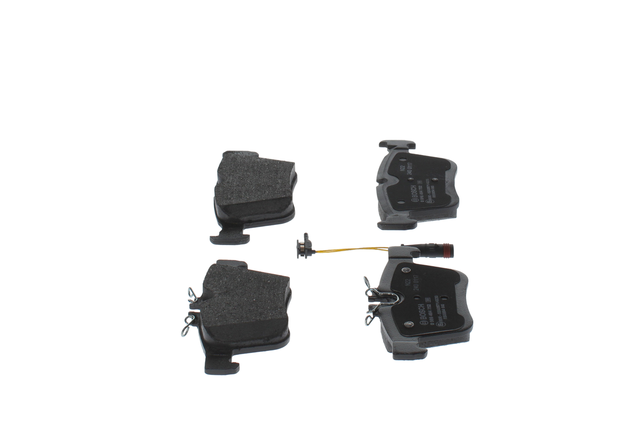 Brake Pad Set, disc brake - 0 986 494 752 BOSCH