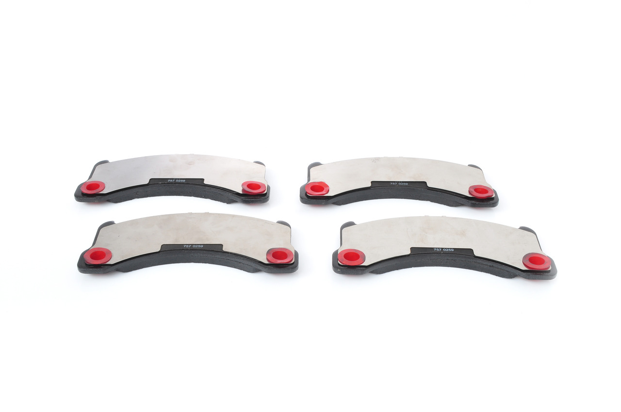 Brake Pad Set, disc brake - 0 986 494 757 BOSCH