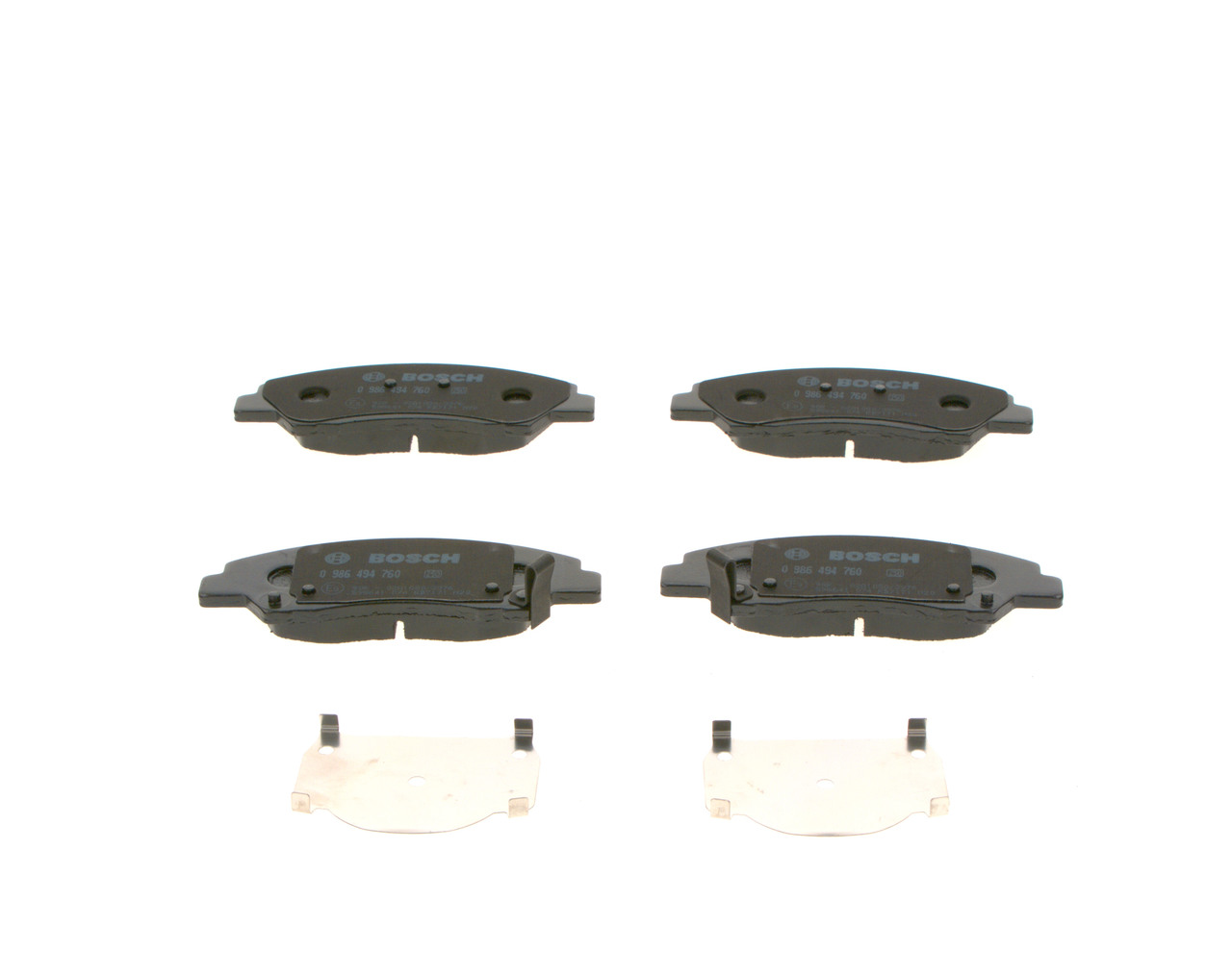 Brake Pad Set, disc brake - 0 986 494 760 BOSCH