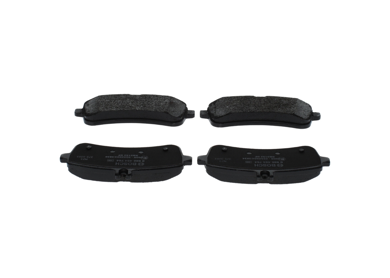 Brake Pad Set, disc brake - 0 986 494 764 BOSCH