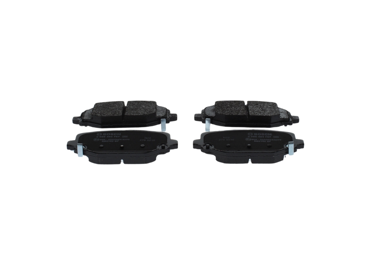 Brake Pad Set, disc brake - 0 986 494 767 BOSCH