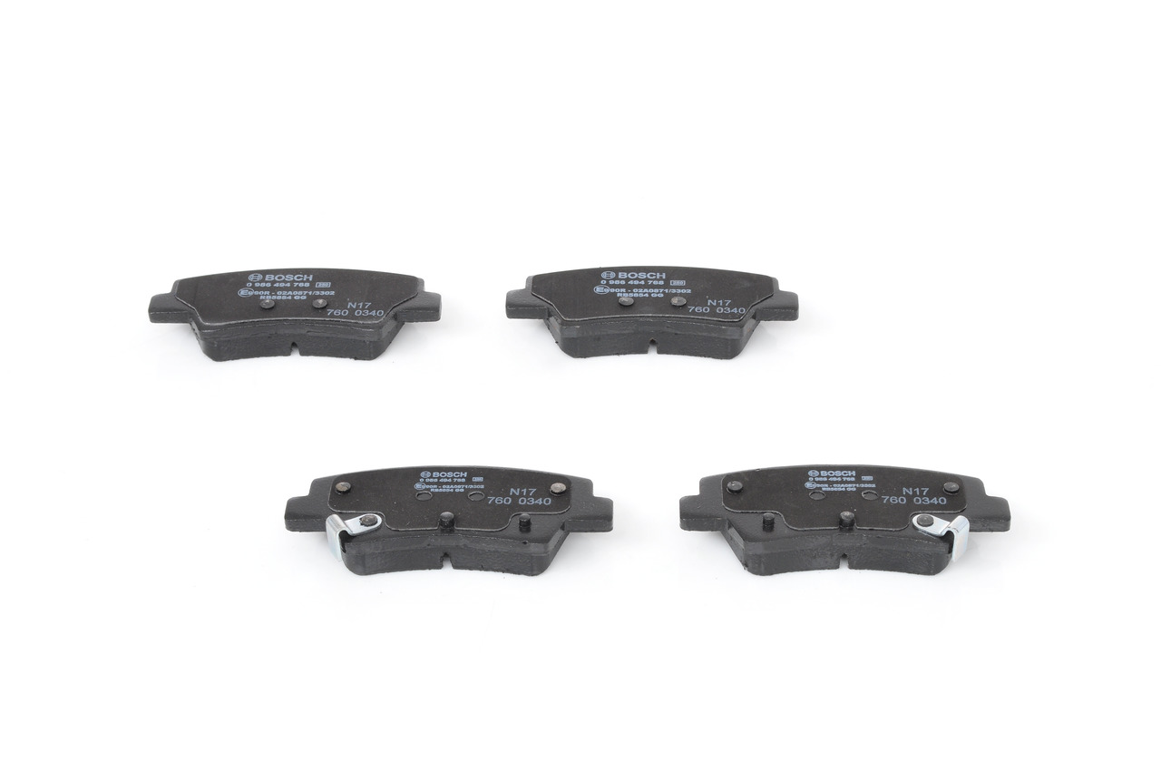 Brake Pad Set, disc brake - 0 986 494 768 BOSCH