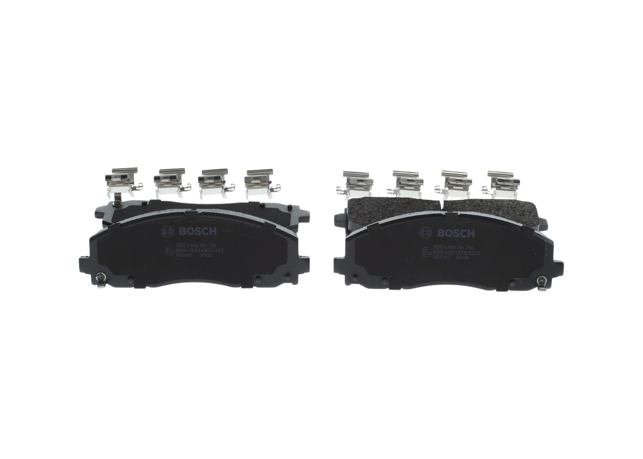 Brake Pad Set, disc brake - 0 986 494 769 BOSCH