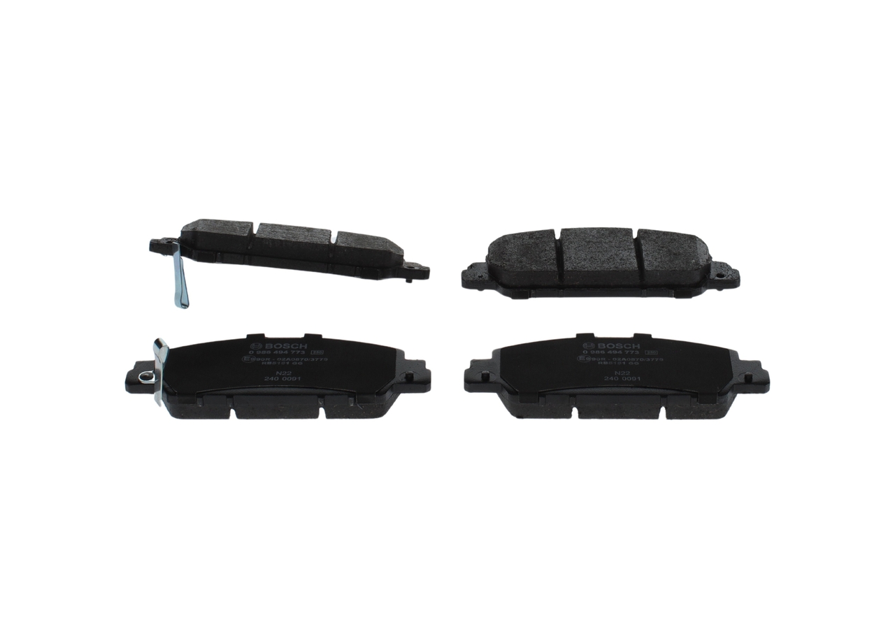 Kit pastiglie freno, Freno a disco - 0 986 494 773 BOSCH