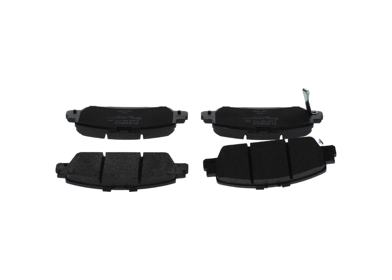 Brake Pad Set, disc brake - 0 986 494 773 BOSCH