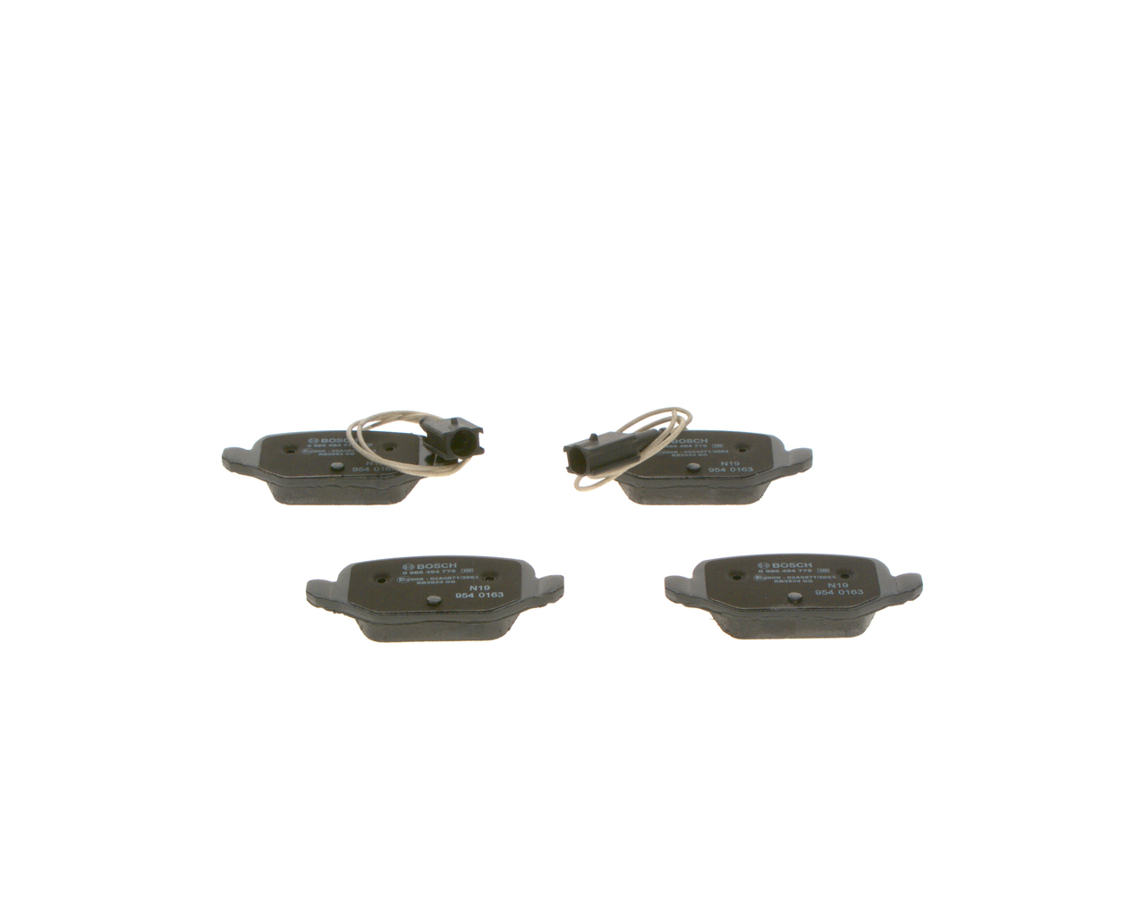 Brake Pad Set, disc brake - 0 986 494 779 BOSCH
