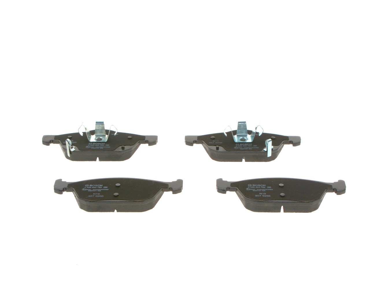 Brake Pad Set, disc brake - 0 986 494 785 BOSCH